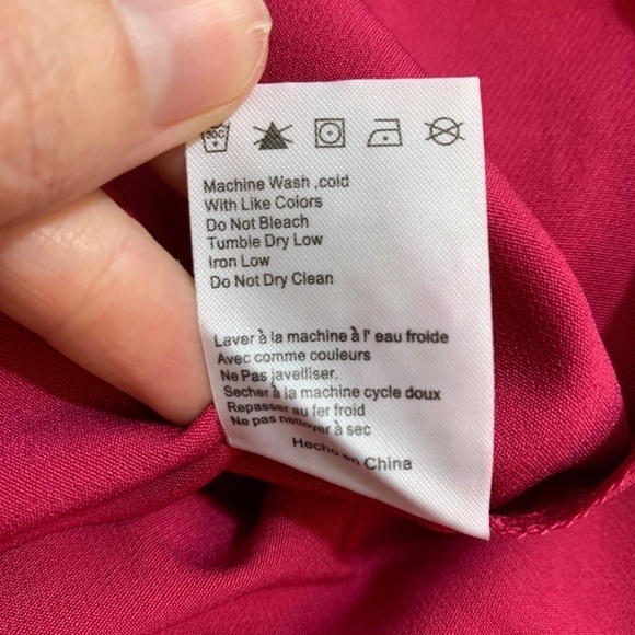 Foxiedox Gloria Lace Mini Dress in Raspberry - Picture 7 of 8